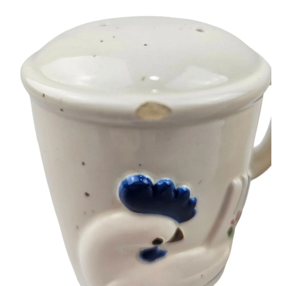 Otogari Japan Vintage Rooster Hen Mug Salt and‎ Pepper Shakers Ceramic Kitchen